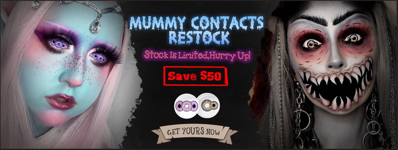 Mummy Contacts Restock | Save $50