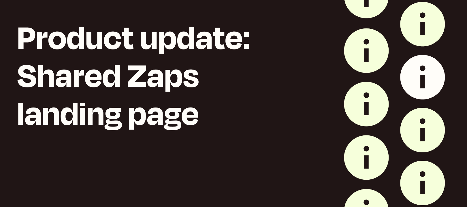 Introducing Improved Shared Zap Landing Pages and Announcing our first Zap Sharing Webinar!