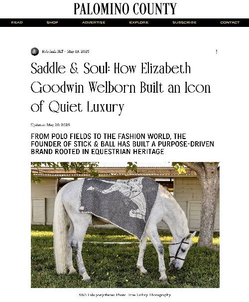 Stick and Ball featured in Palomino County Magazine Nashville