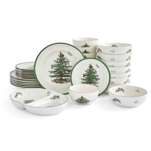 33 Piece Christmas China Set