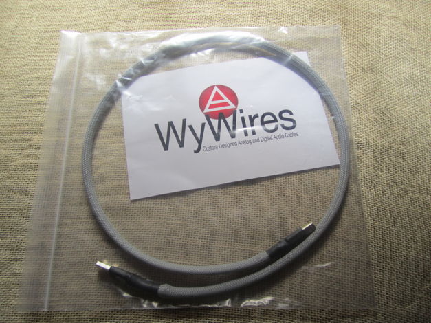 WyWires, LLC Silver USB Cable