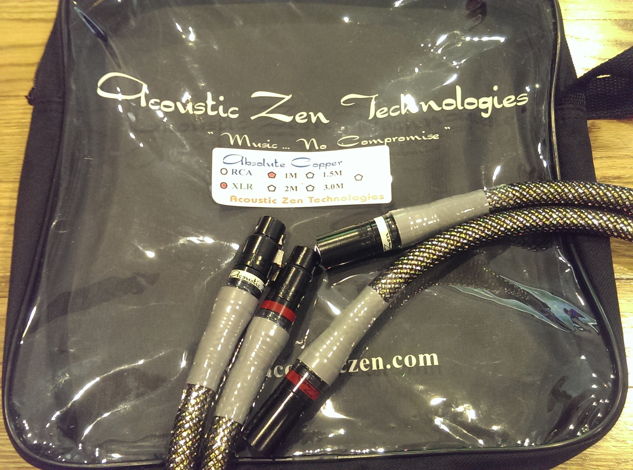 Acoustic Zen Technologies Absolute Copper 1 meter XLR i...