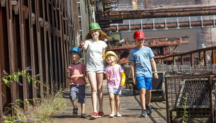 stiftung zollverein kinder bei der zeche