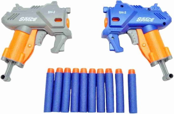 Aquamania 2pk 13cm Dart Guns Set with 12 foam darts
