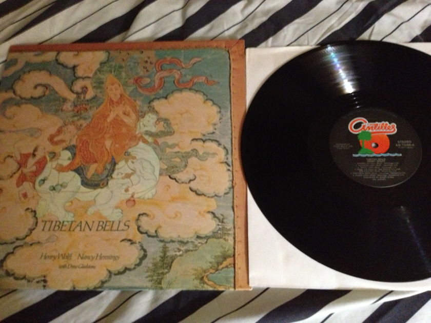 Henry Wolff - Tibetan Bells Vinyl LP  NM Antilles Records Label