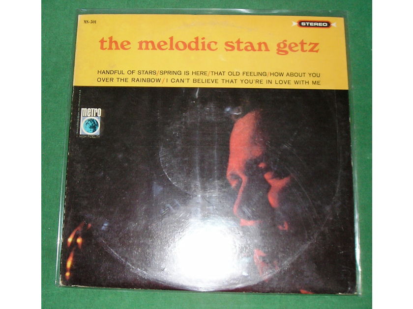 STAN GETZ   "THE MELODIC STAN GETS" - 1965 METRO 1st PRESS STEREO * NM  9/10 *