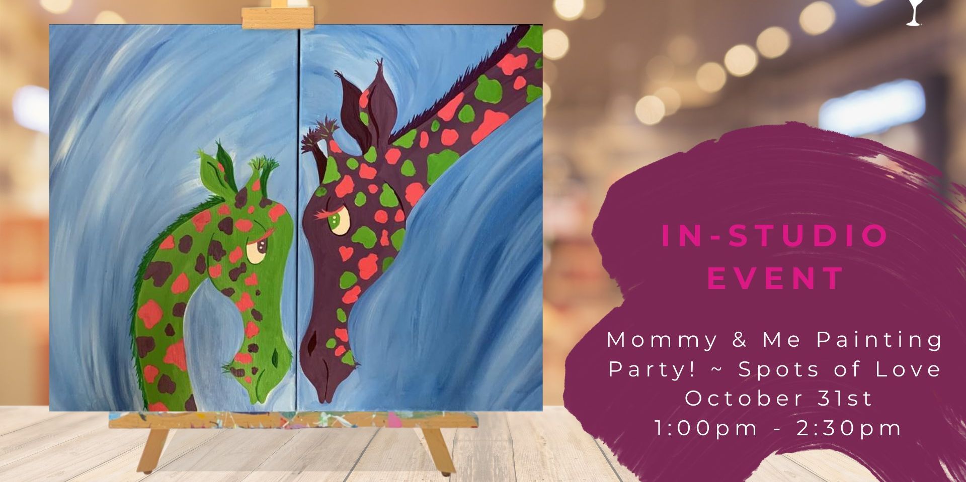 Mommy & Me Painting Party! ~ Spots of Love promotional image