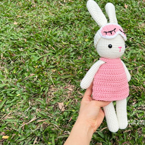 Phoebe Bunny Wearing Eye Mask