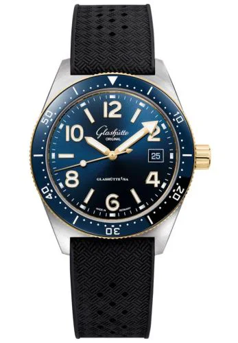 SeaQ Date Stainless Steel / Blue / Rubber - Folding