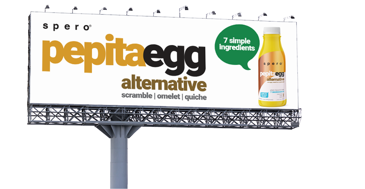 billboard for spero pepita egg