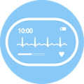 Holter-Monitor mit Bildschirm