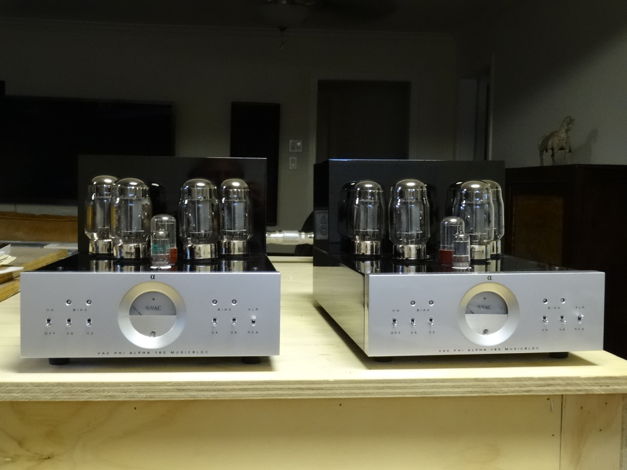 VAC PHI ALPHA 160 MUSICBLOC Amps with lots of extra tubes