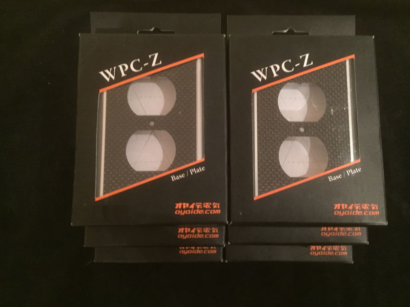 Oyaide WPC-Z Single Duplex Carbon Fiber Wall Plate Brand New In Box