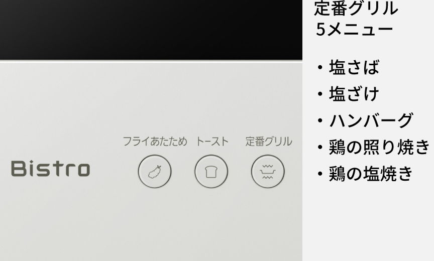 定番グリル5メニュー