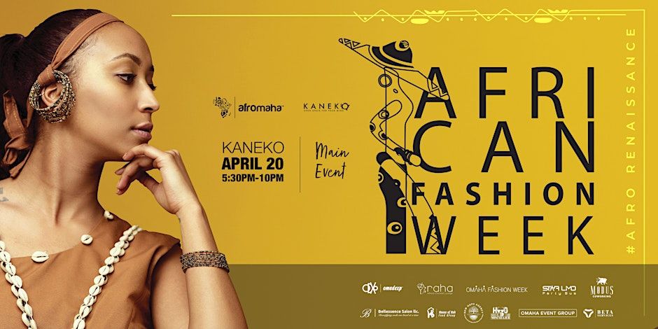 African Fashion Week Omaha 2024 promotional image