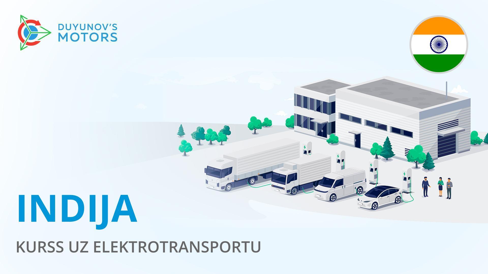 Indija: kurss uz elektrotransportu
