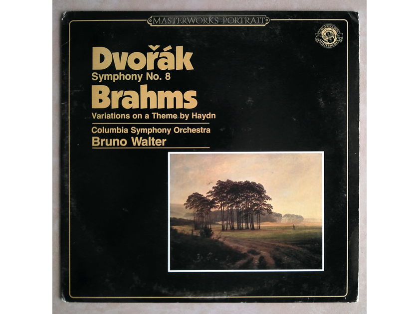 CBS | BRUNO WALTER/DVORAK - Symphony No. 8/BRAHMS Variations on a Theme by Haydn / Promo copy / NM