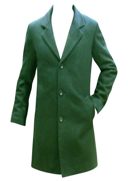VANCOUVER - Green WOOL and CASHMERE
