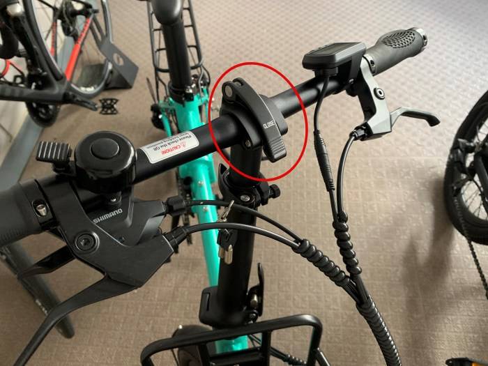 NaicibikeC2のフロントキャリア