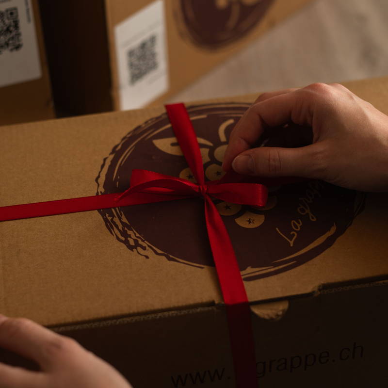 Box cadeau La grappe – cuvée sur mesure