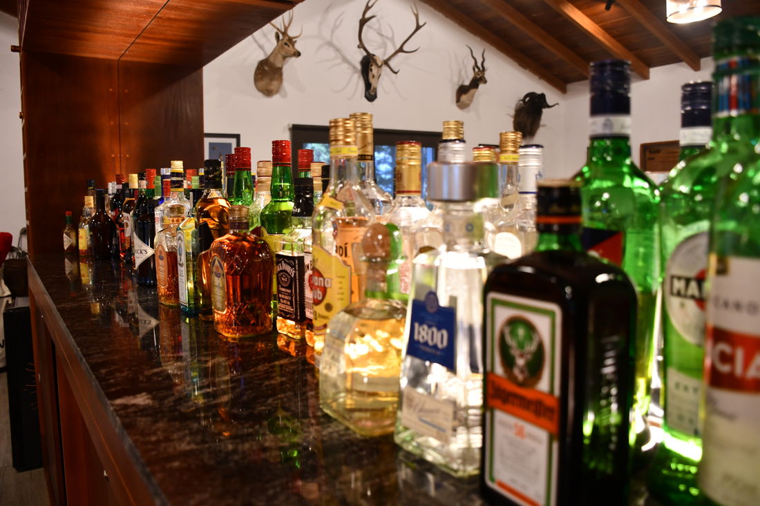 The lodge lounge at Estancia Las Palomas