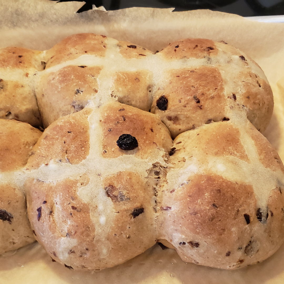 Hot cross buns for Easter