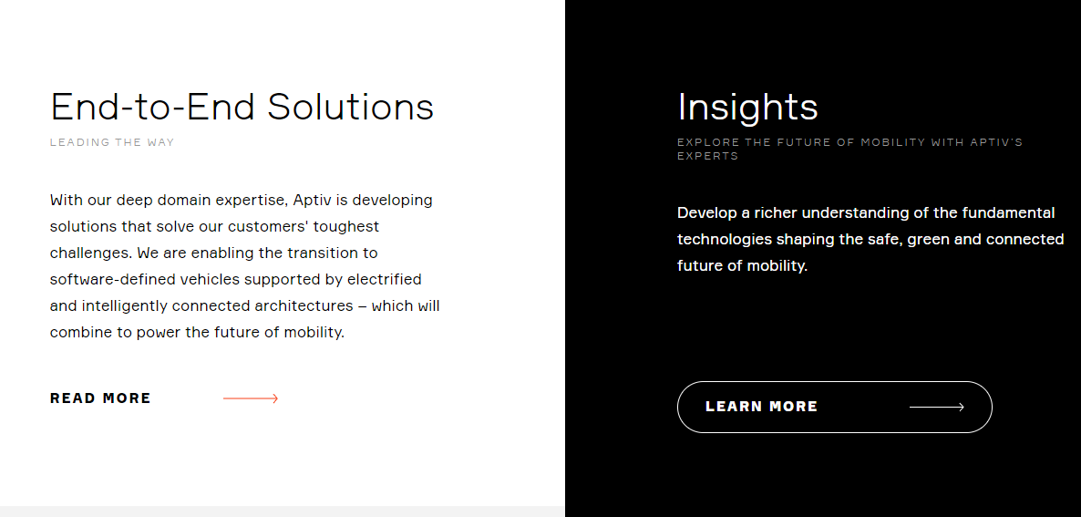 Aptiv product / service