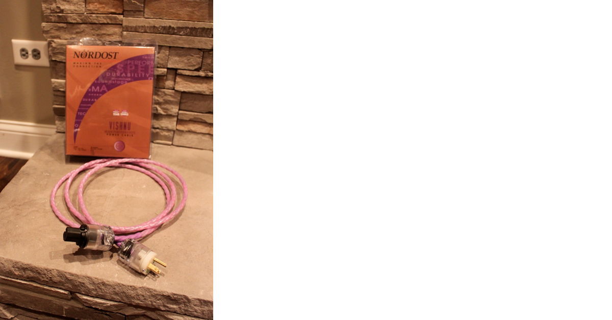 Nordost Vishnu 2 Meter, 15 Amp, Power Cord For Sale Audiogon