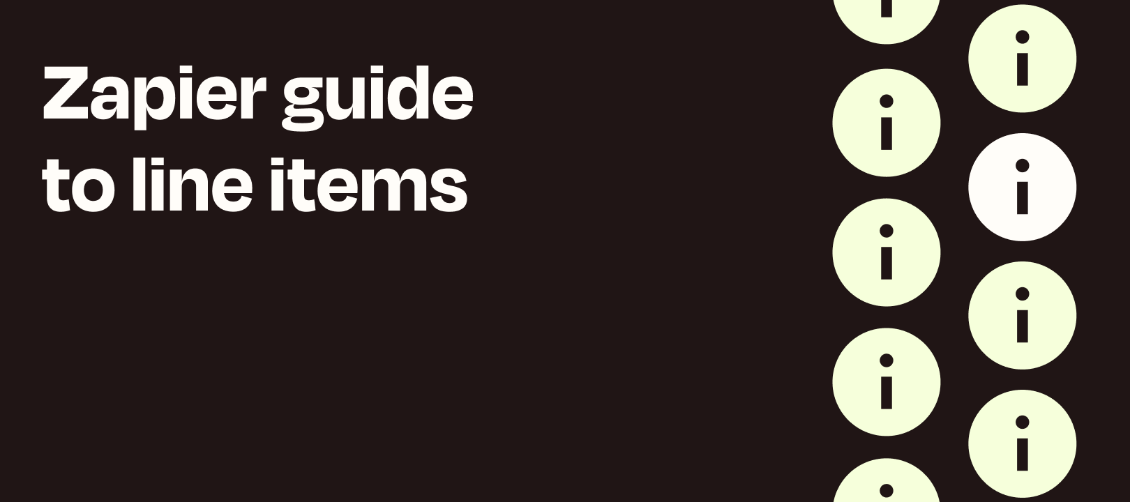 The Zapier guide to line items