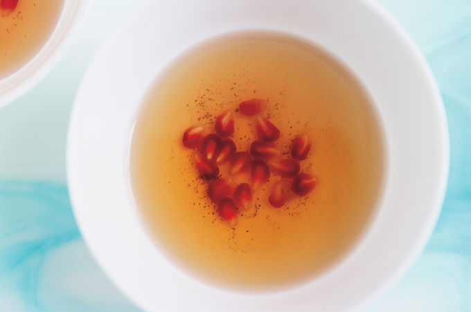 Thé vert à la grenade