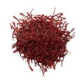 A pile of red saffron