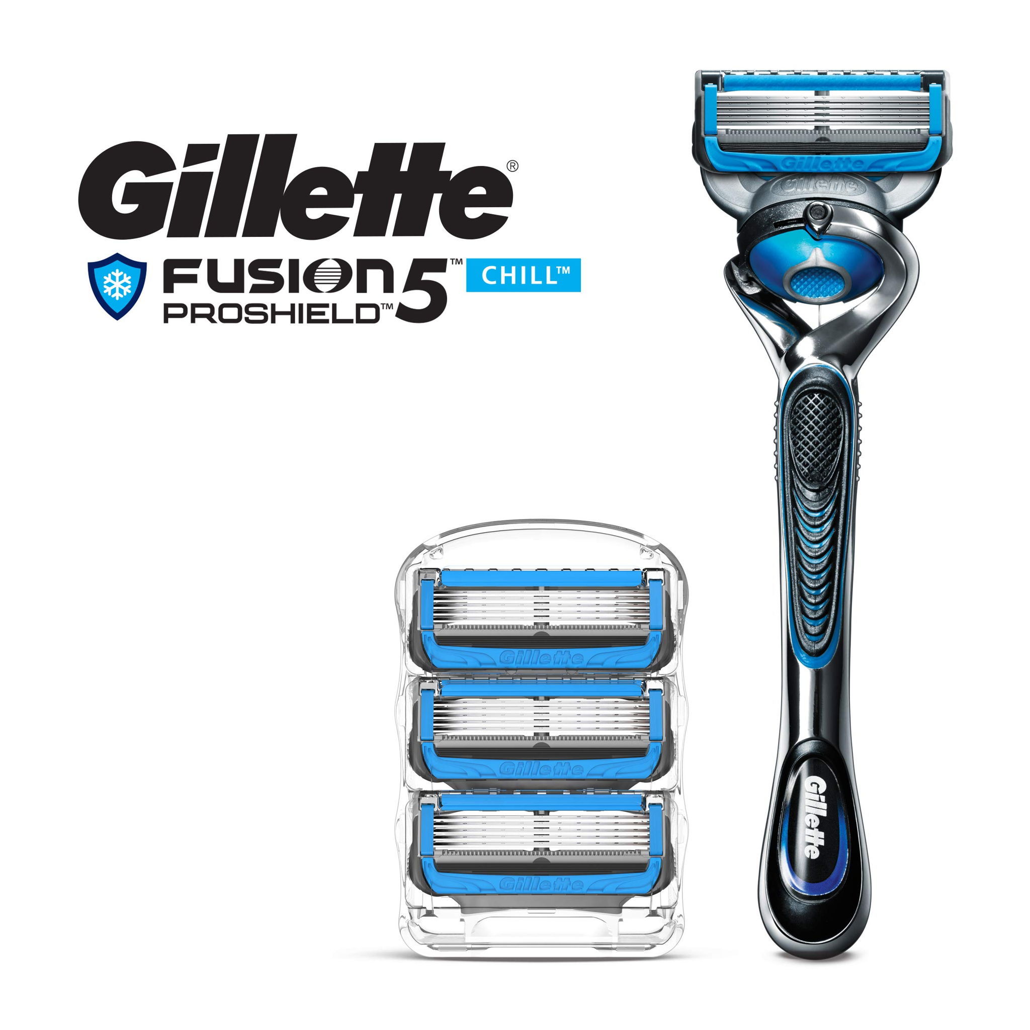 Schick Hydro 5 Sense Hydrate Razor vs Gillette Fusion ProShield Men's