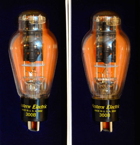 Western Electric 300B matched pair #1