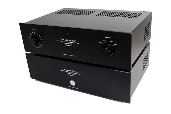 Canary Audio C1600 Reference Two Box Tube Preamplifier ...