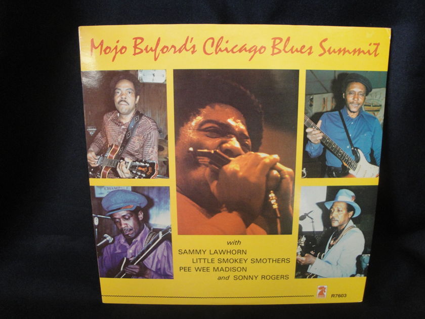 Mojo Buford - Chicago Blues Summit  Rooster Blues LP, '82 NM
