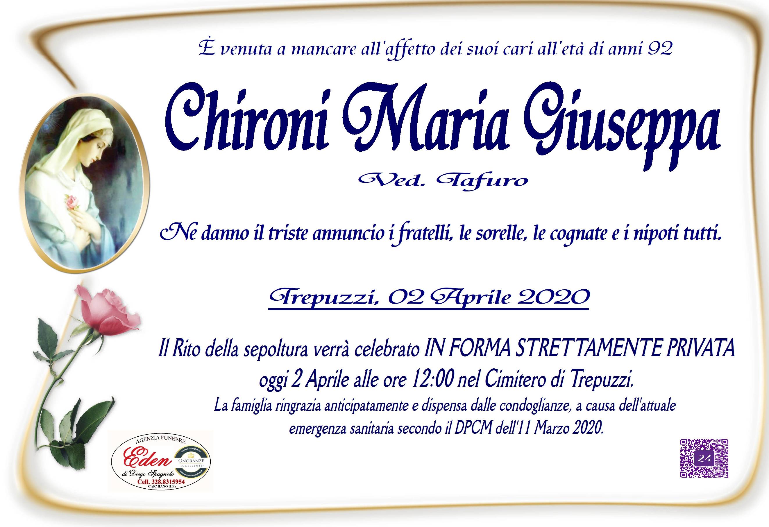 Maria Giuseppa  Chironi