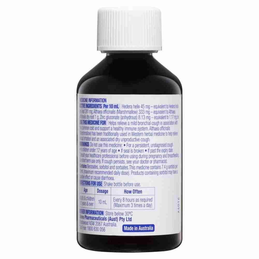 Duro-Tuss Lingering Cough Liquid Immune Support Blackberry & Vanilla 200Ml - Image 3