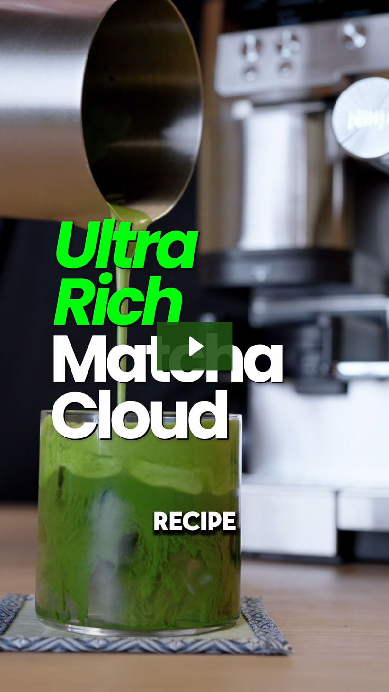 Purematcha SharkNinja Ninja Luxe Cafe Ultra Rich Matcha Cloud