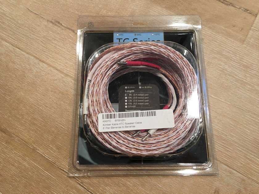 Kimber Kable 8TC speaker cables 8 ft (2.4m)