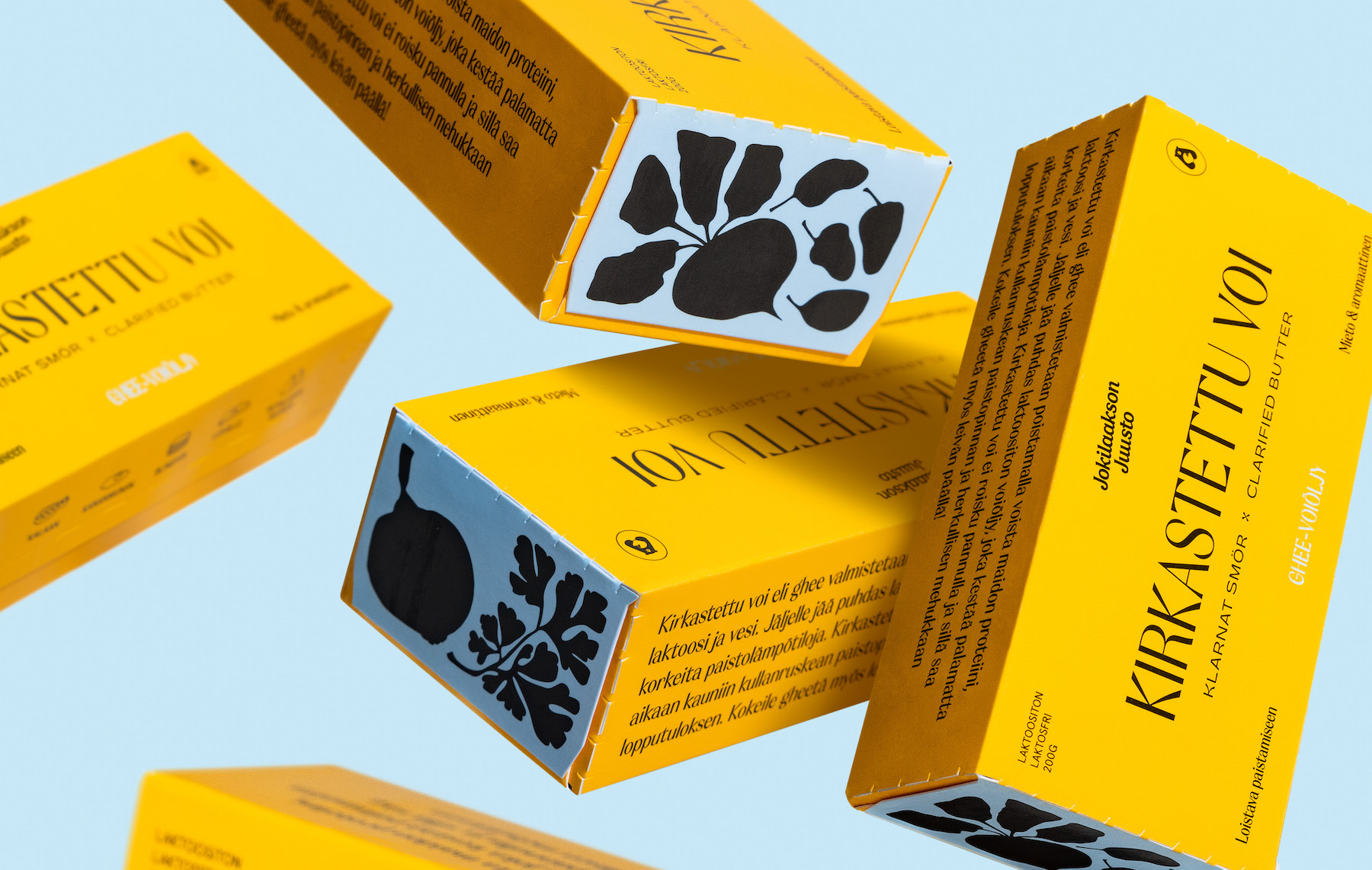 Studio Hellsten Gives Jokilaakson Juusto’s Clarified Butter A Fresh Redesign