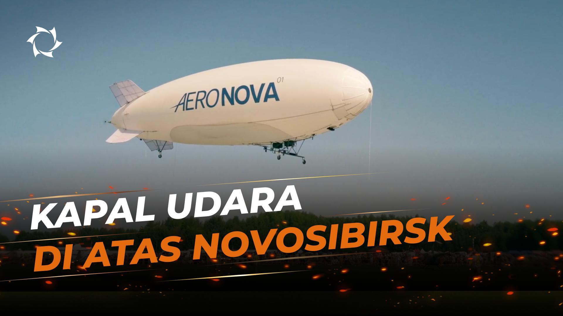 Kapal udara tanpa awak NOVA-01 tampil pada pertunjukan udara berskala besar