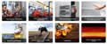 Grid of different images showing the possible sensor applications.