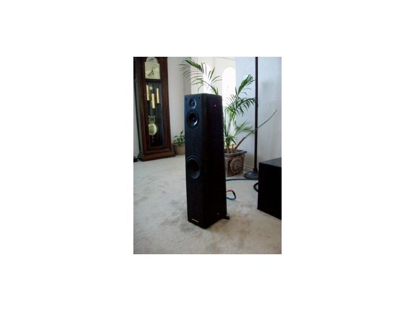 Sonus Faber Toy Tower speakers Barred Leather
