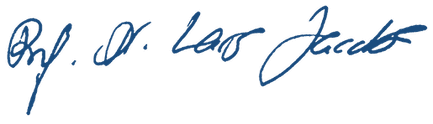 Unterschrift Prof. Dr. Lars Jacobs