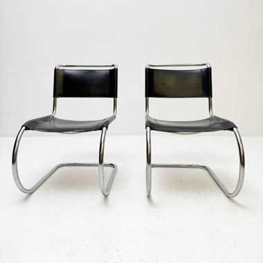 2 MR10 Stühle -Ludwig Mies Van Der Rohe von Thonet