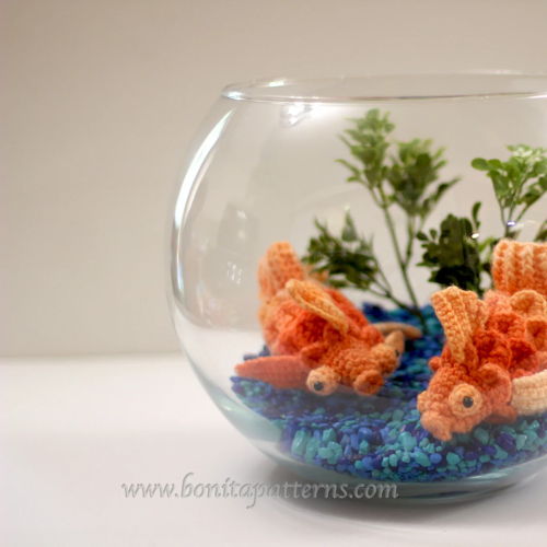 Crocodile Stitch Goldfish Booties (Baby Sizes)