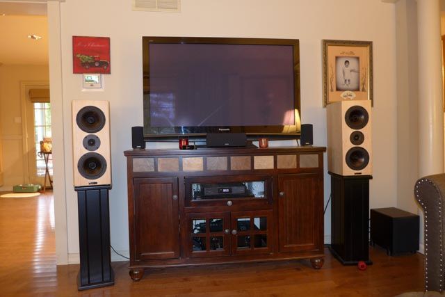 Tyler Acoustics D3MXs Stands included.