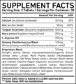 Supplement Facts of the best tongkat ali singapore supplement