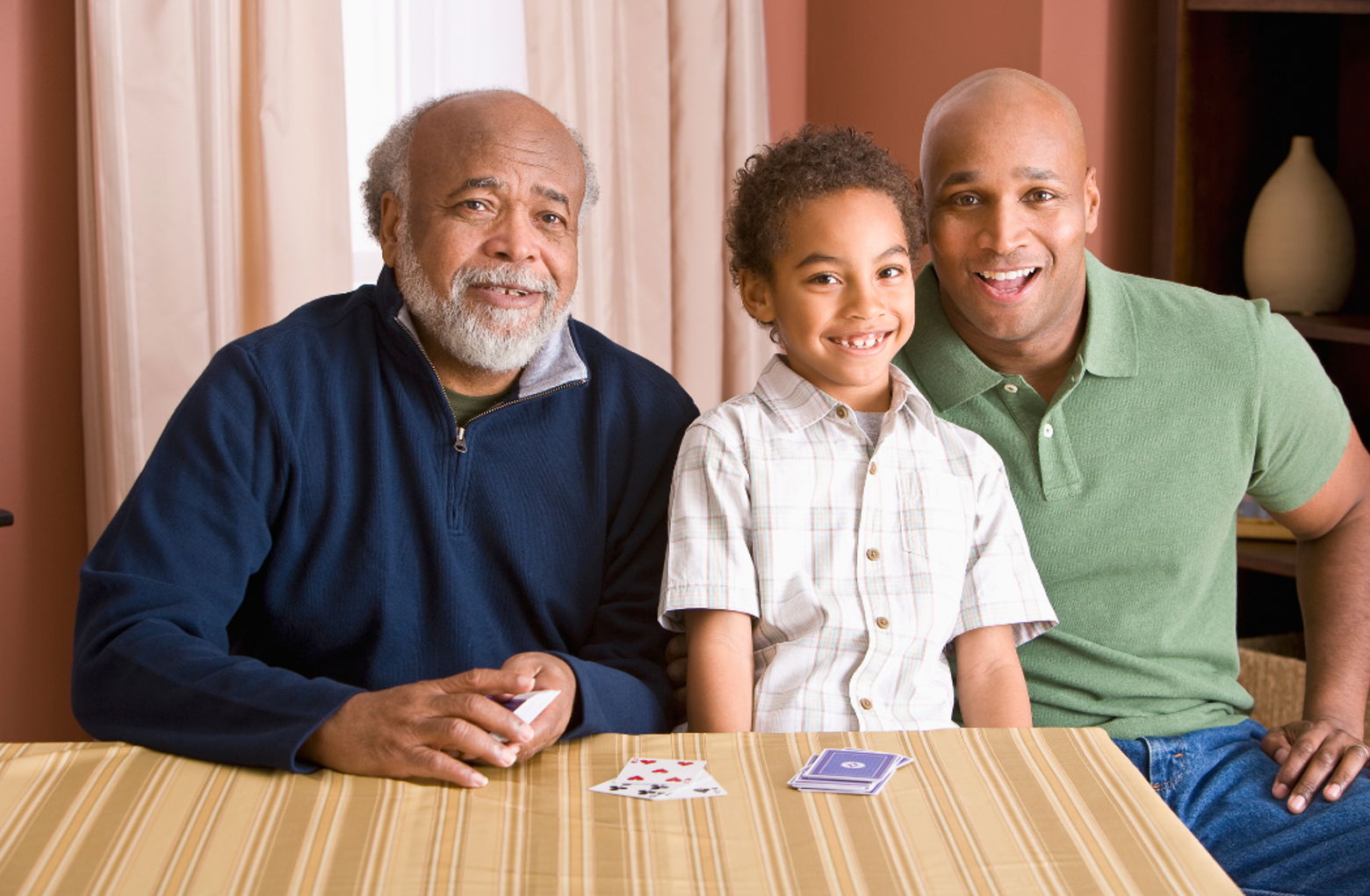 Image of three generations of men