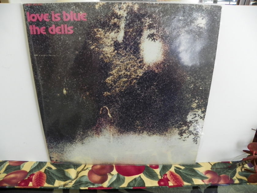 THE DELLS - LOVE IS BLUE Rare LP